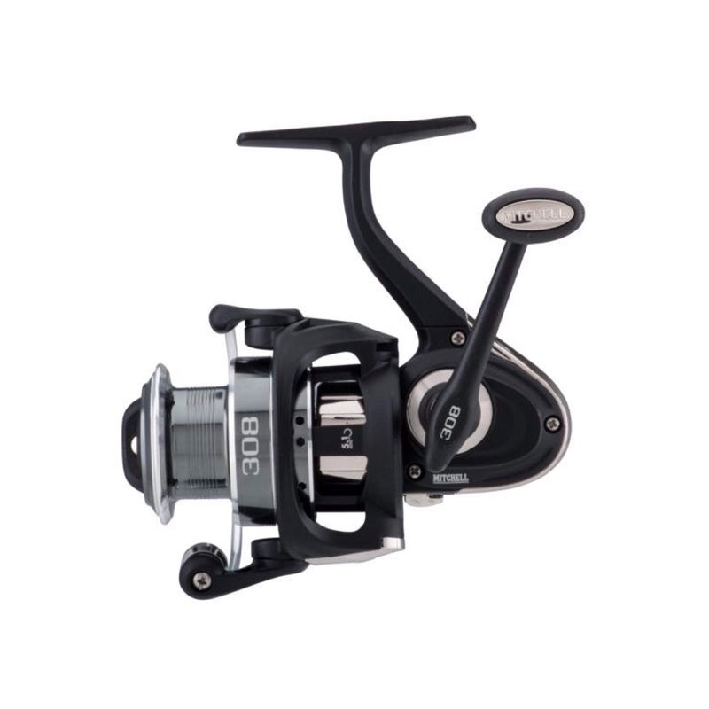 Mitchell 300 Spinning Fishing, Black, 308-130yd/8lbs - Image 3